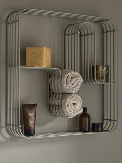 Westwing Estante De Pared De Metal Curva