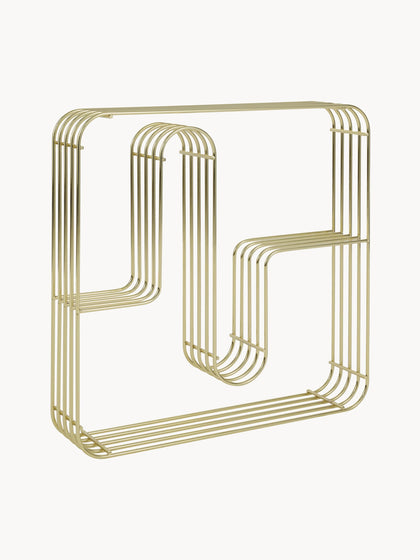 Westwing Estante de pared de metal Curva