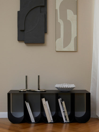 Westwing Estante De Pared De Metal Curved