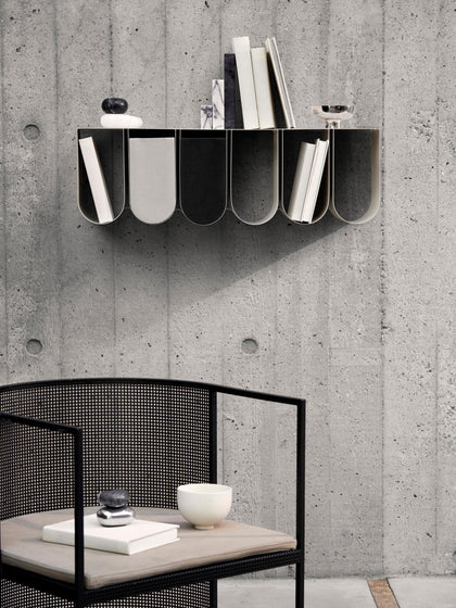Westwing Estante De Pared De Metal Curved
