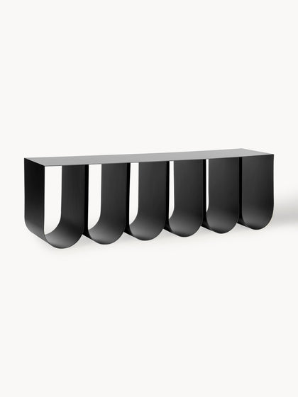 Westwing Estante de pared de metal Curved