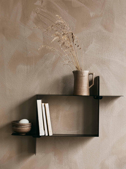 Westwing Estante De Pared De Metal Moca