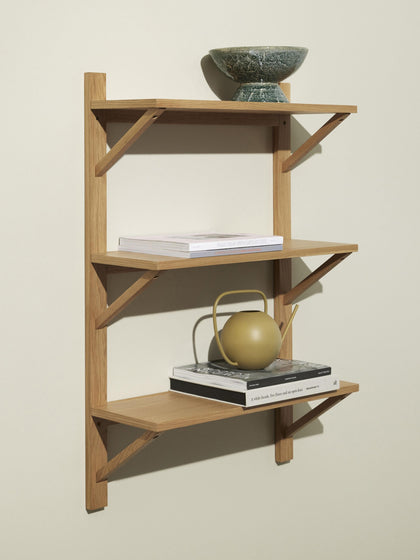 Westwing Estante De Pared De Roble Triarch