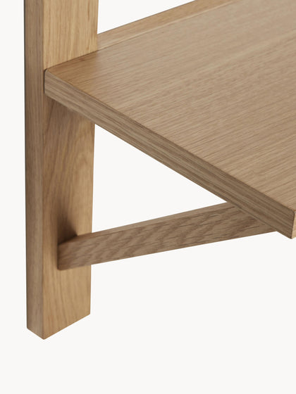 Westwing Estante De Pared De Roble Triarch