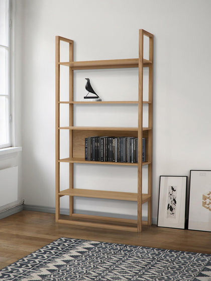 Westwing Estantería Alta En Madera De Roble NewEst