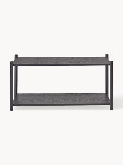 Westwing Estantería Baja De Madera De Roble Sceene