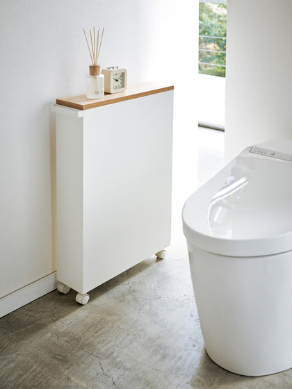 Westwing Estantería De Baño Con Ruedas Tower