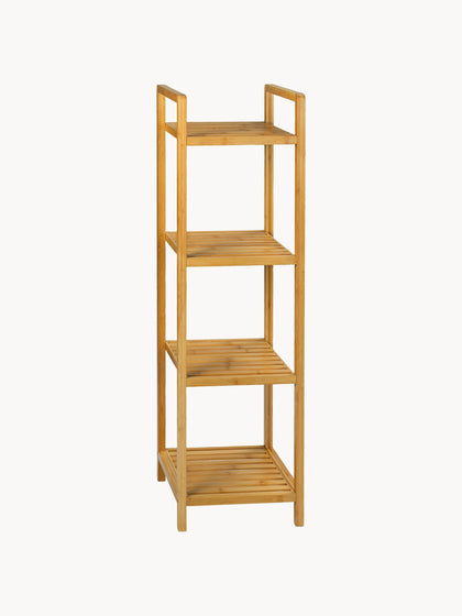 Westwing Estantería de madera de bambú Tier