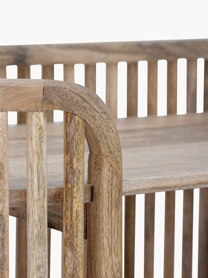 Westwing Estantería De Madera De Mango Sali