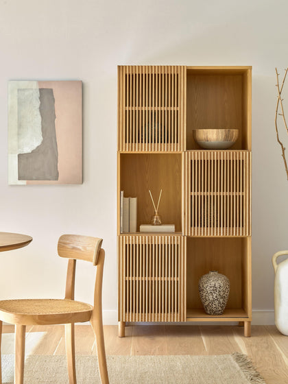 Westwing Estantería De Madera De Roble Beyla