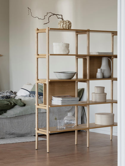 Westwing Estantería De Madera De Roble Holton