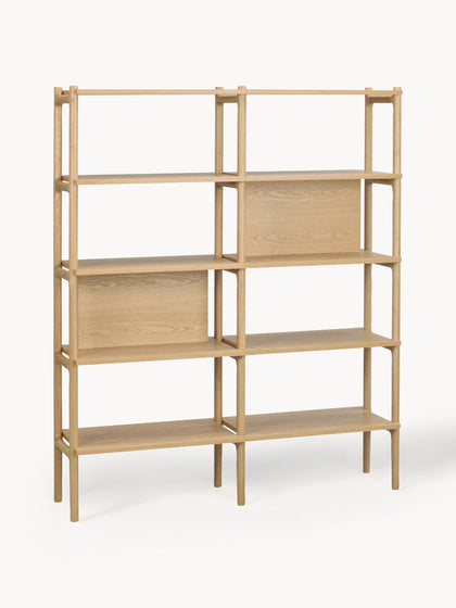 Westwing Estantería de madera de roble Holton