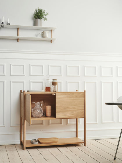 Westwing Estantería De Madera De Roble Sceene