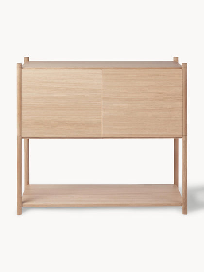 Westwing Estantería De Madera De Roble Sceene