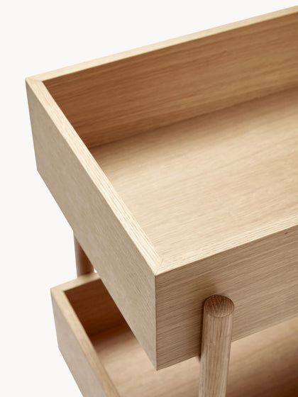 Westwing Estanteria De Madera De Roble Stack