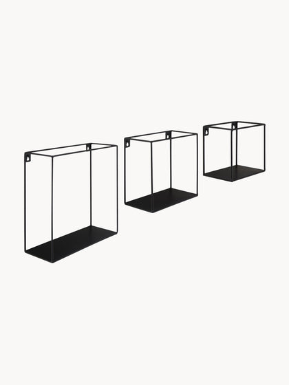 Westwing Estantes de pared pequeños Nils 3 uds