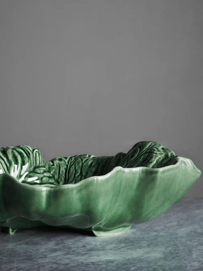 Westwing Fuente De Servir Pintada A Mano Cabbage