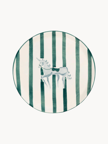 Westwing Fuente Para Postre Pintada A Mano Pegasus