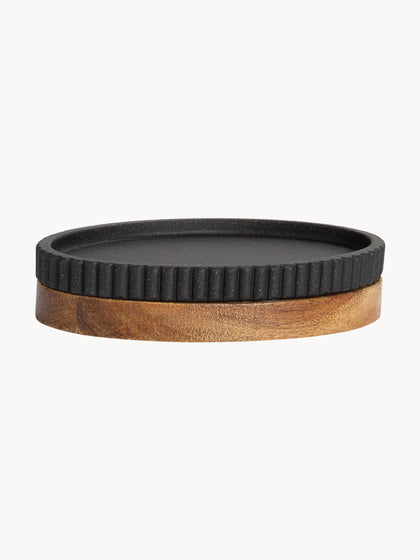 Westwing Jabonera con madera Laura