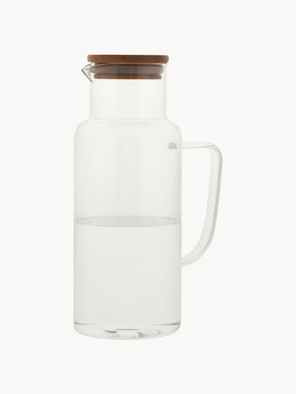Westwing Jarra con tapón de bambú Jarro 1 L