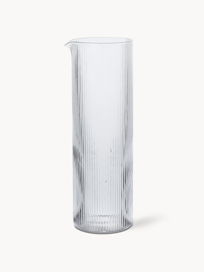 Westwing Jarra Soplada Con Relieves Ripple 1 1 L