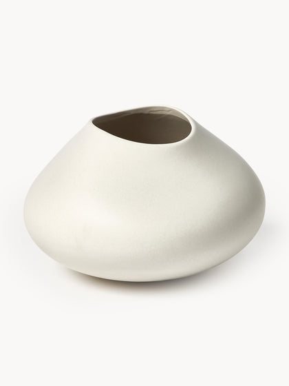 Westwing Jarrón artesanal Latona 19 cm