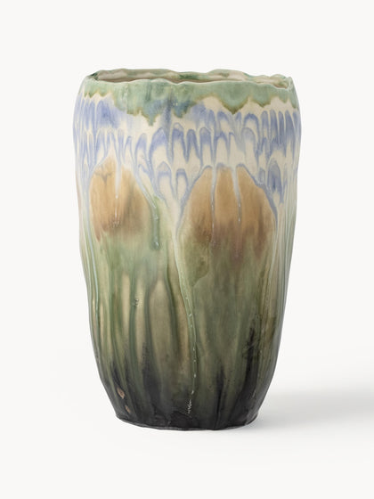 Westwing Jarrón artesanal Mahasti 26 cm