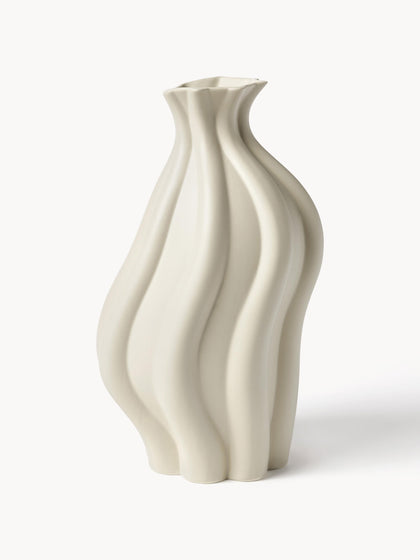 Westwing Jarrón de cerámica Blom 33 cm