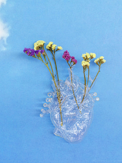 Westwing Jarrón De Cristal Love In Bloom 24 Cm