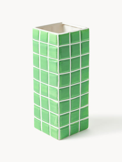 Westwing Jarrón de diseño Tile 28 cm