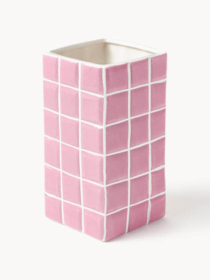 Westwing Jarrón de diseño Tile Al 21 cm