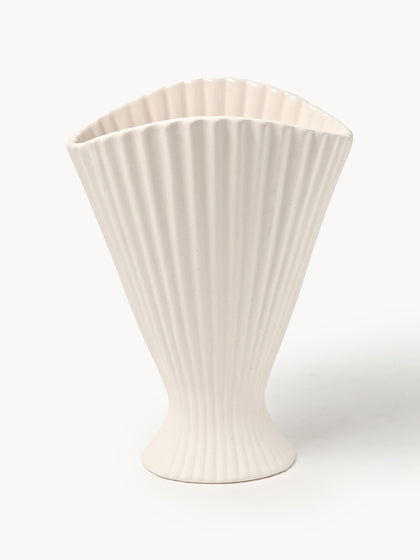 Westwing Jarrón de gres Fountain 31 cm