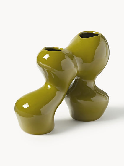 Westwing Jarrón De Gres Madhuri 25 Cm