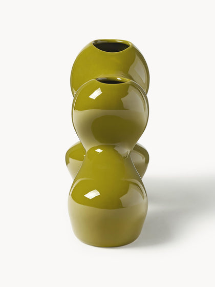 Westwing Jarrón De Gres Madhuri 25 Cm
