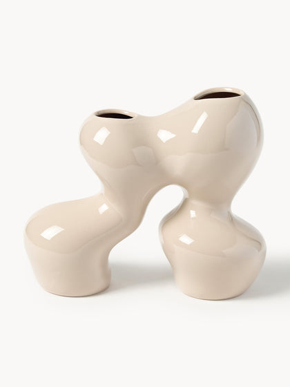 Westwing Jarrón de gres Madhuri 25 cm