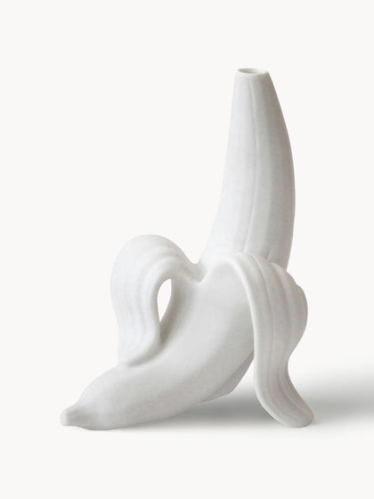 Westwing Jarrón de porcelana Banana Joe 15 cm