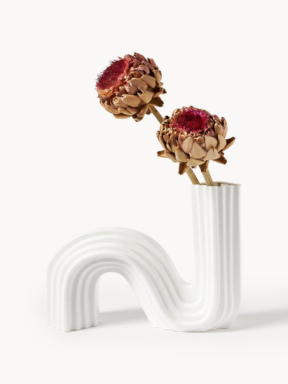 Westwing Jarrón De Porcelana De Diseño Luomo 29 Cm
