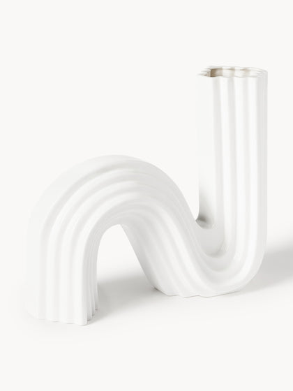 Westwing Jarrón De Porcelana De Diseño Luomo 29 Cm