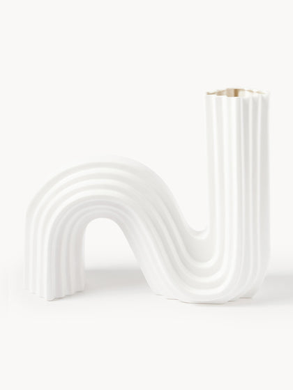 Westwing Jarrón de porcelana de diseño Luomo 29 cm