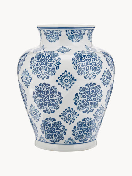 Westwing Jarrón De Porcelana Lin Al 28 cm