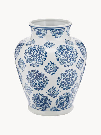 Westwing Jarrón de porcelana Lin Al 28 cm
