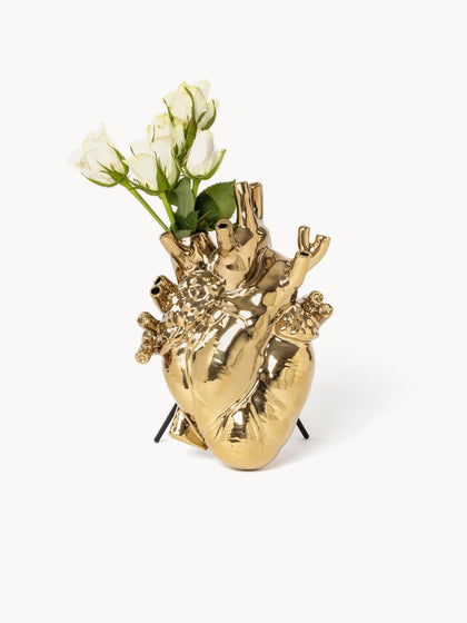 Westwing Jarrón De Porcelana Love Al 25 cm