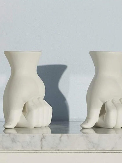 Westwing Jarrón De Porcelana Marcel 15 Cm