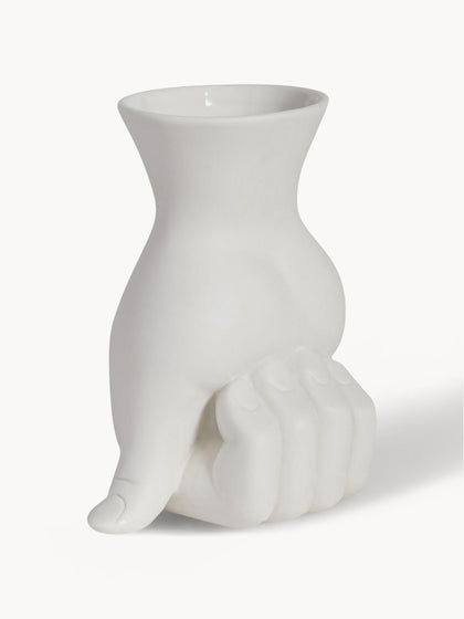 Westwing Jarrón de porcelana Marcel 15 cm