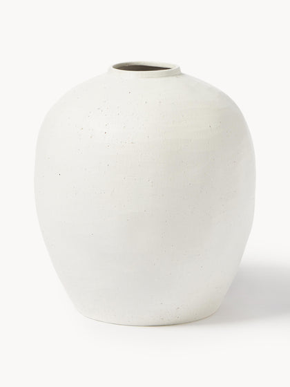 Westwing Jarrón de suelo de gres Bruno 44 cm