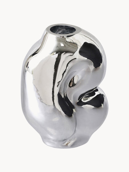 Westwing Jarrón De Vidrio Artesanal Gleam 18 Cm