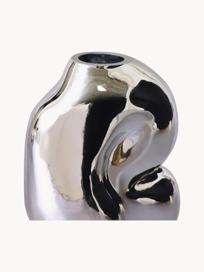 Westwing Jarrón De Vidrio Artesanal Gleam 18 Cm