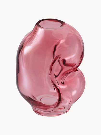 Westwing Jarrón De Vidrio Artesanal Gleam 18 Cm