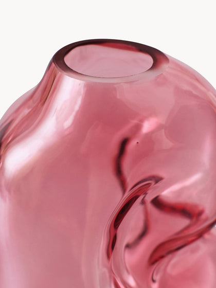 Westwing Jarrón De Vidrio Artesanal Gleam 18 Cm