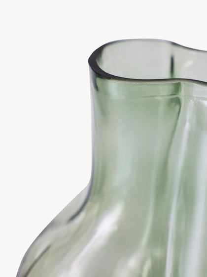 Westwing Jarrón De Vidrio Artesanal Gleam 22 Cm